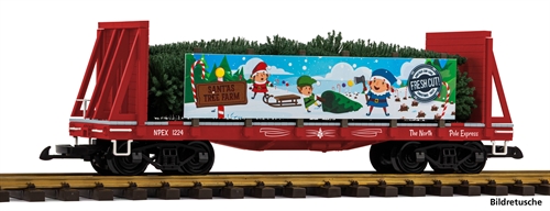 Piko 38980 Lavsidet vogn Santa's Tree Farm Transport, Spor G