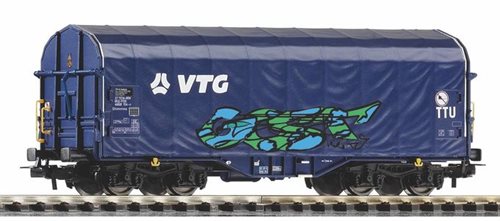 Piko 58965 Shimmns VTG glidende presenningsvogn med graffiti VI