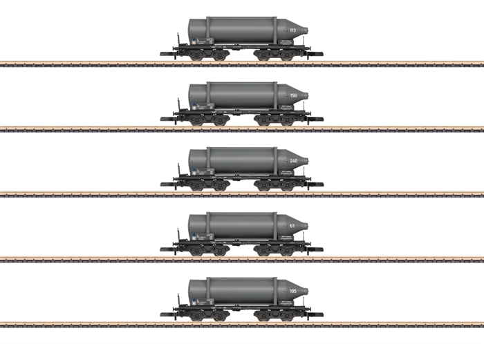 Märklin 82092 Hårdmetalflaske vogn sæt, SPOR Z