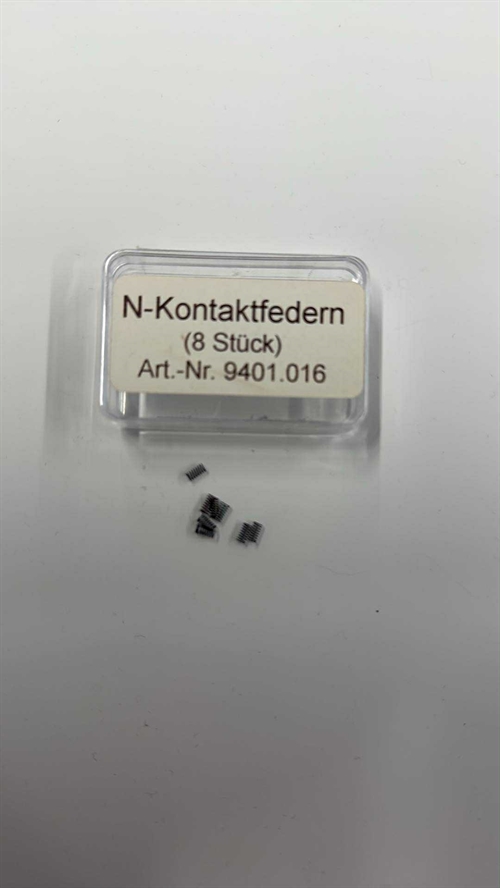 Lux 9401016 Spiral-kontaktfjedre, 8 stk, Spor N