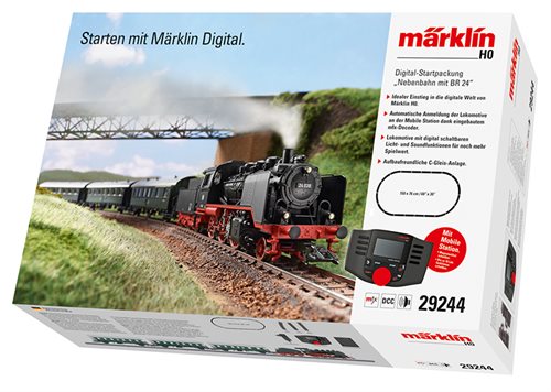 Märklin 29244 Digital-Startpackung "Nebenbahn mit BR 24", KOMMENDE NYHED 2023