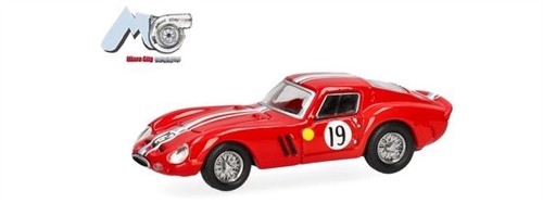 MC00062 Ferrari 250 GTO "19", rød H0