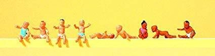 Preiser 10529, Babyer, 9 figurer, H0