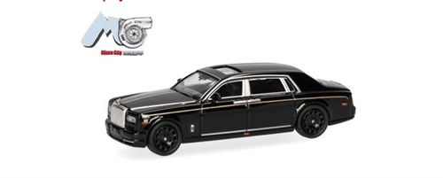 MC00063 Rolls Royce Phantom, sort, H0