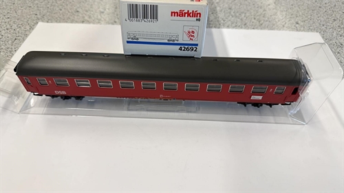 Märklin 42692 Bcm Liggevogn, rød (BRUGT)