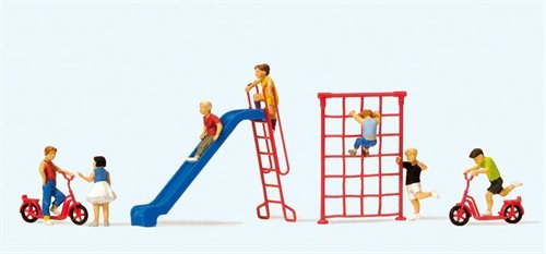 Preiser 10616 Legende børn, syv figurer med tilbehør, H0 