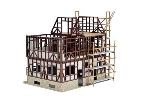 Vollmer 46889 Bindingsværkshus under opførelse, H0