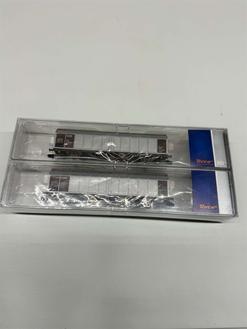 Roco 670031 2-delt sæt med skydevægsvogne, DSB, (BRUGT)