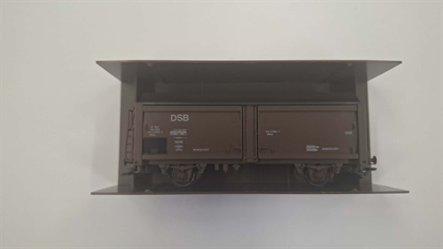 Klein modellbahn 62/97 skydedørsvogn på Lemvigbanen (DSB) Epoke V (BRUGT)