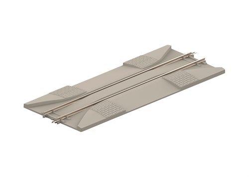 Minitrix 14574  Skinne til påsætning af lokomotiv ved afkørsel med betonsveller 104,2 mm, KOMMENDE NYHED 2024