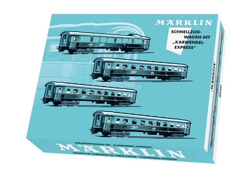 Märklin 40361 Express tog vogn sæt "Karwendel-Express", ep II, KOMMENDE NYHED 2024