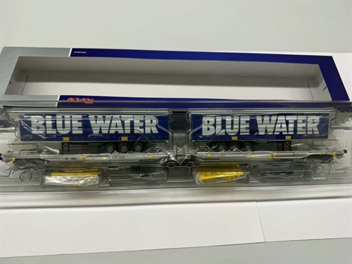 Roco 67390 Dobblet lommevognssæt med Blue Water trailere, (BRUGT)