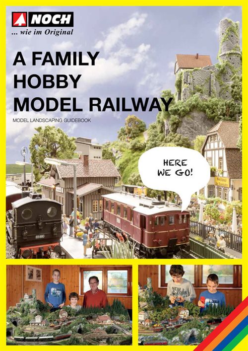 Noch 71905 "A Family Hobby - Model Railway" guidebog, 120 sider, engelsk 