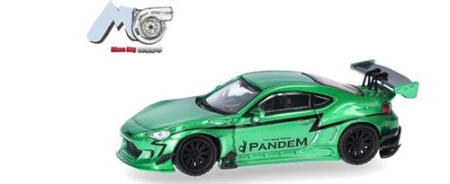 MC00072 Toyota GT86, grøn, H0