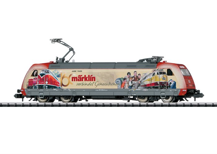 Minitrix 16086 Ellokomotiv BR 101 "Märklin 160 år", DCC, lyd, DB AG, ep VI