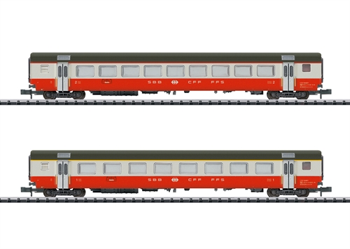 Minitrix 18721 "Swiss Express" eksprestogvognsæt, del 2 ep IV, KOMMENDE NYHED 2024