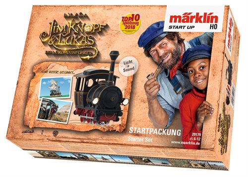 Märklin 29179 Märklin Start up - Startsæt med damplokomotivet "EMMA" fra tv serien Jim Knopf 