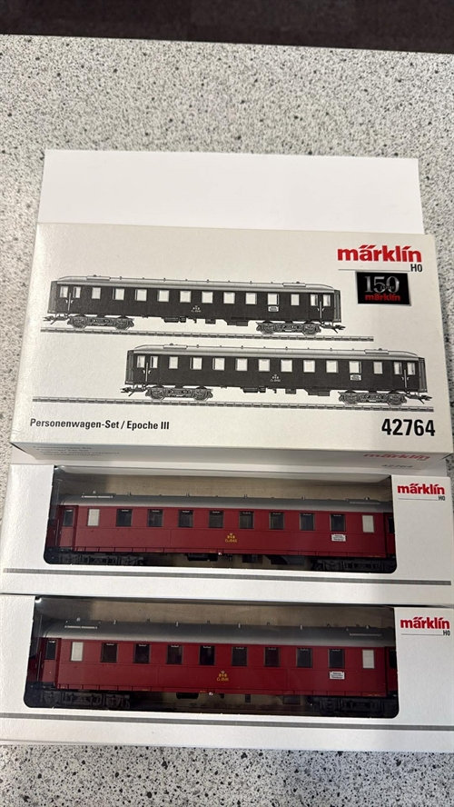 Märklin 42764 Personvognssæt, DSB (BRUGT)