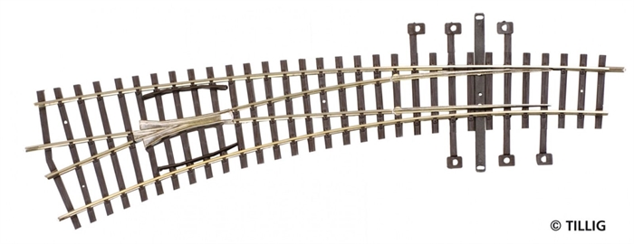 Tillig 85362 Venstre sporskifte 15/30 grader, H0