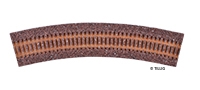 Tillig 86505 Track bedding elite dark (brown)  - for curved track R41/30°