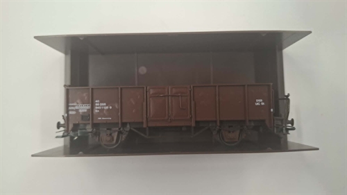 Modellbahn SoSe62/99 2-akslet åben godsvogn DSB type E, museumsvogn Ep.V (BRUGT)