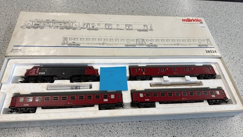 Märklin 28524 Postvognssæt med MY og tre postvogne, Delta/analog (BRUGT)