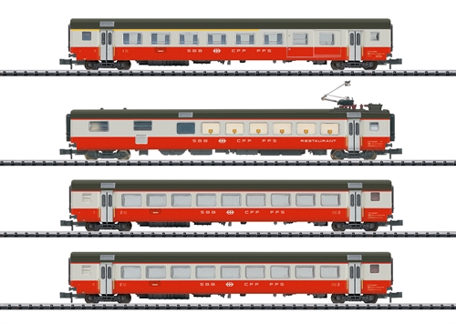 Minitrix 18720 "Swiss Express" eksprestogvognsæt, del 1 ep IV, KOMMENDE NYHED 2024