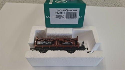 Sachsenmodelle 16215.1 syrevogn ZS ''dansk svovlsyre'' brun m. børste, DSB Ep. 3 (BRUGT)
