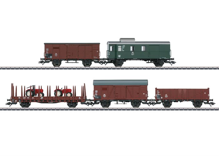 Märklin 46089 Sæt med 5 Godsvogne, DB, ep III
