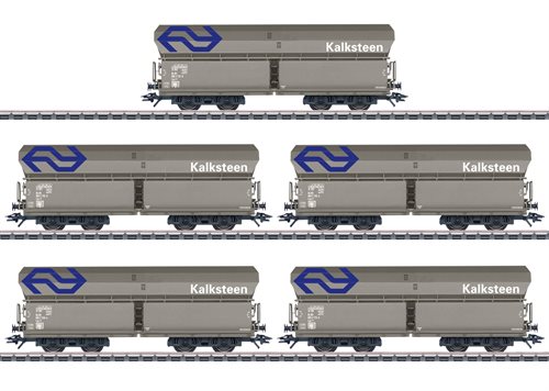 Märklin 46268 5-delt Godsvognsæt, åbne godsvogne, NS, ep V KOMMENDE NYHED 2021