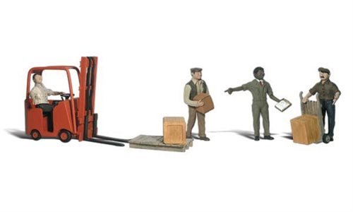 Woodland Scenics 1911 Arbejdere og truck, 9 dele , H0 NYHED 2017