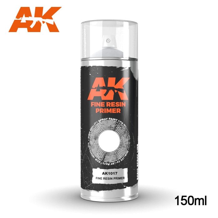 AK Interactive 1017 Fin resin lak spray, 150ml