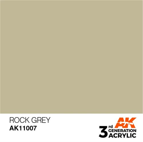 AK11007 Akryl maling, 17 ml, klippe grå
