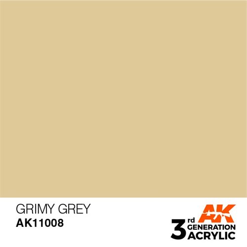 AK11008 Akryl maling, 17 ml, snavset grå