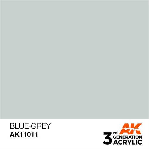 AK11011 Akryl maling, 17 ml, blå-grå - standard