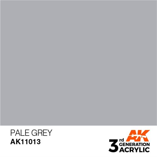 AK11013 Akryl maling, 17 ml, bleg grå - standard