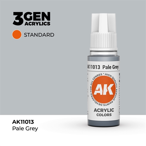 AK11013 Akryl maling, 17 ml, bleg grå - standard