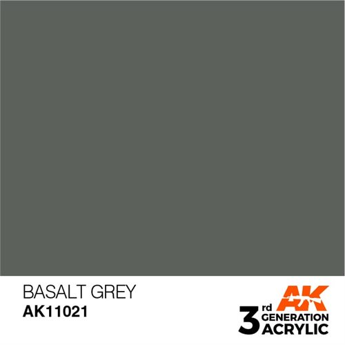 AK11021 Akryl maling, 17 ml, basalt grå - standard