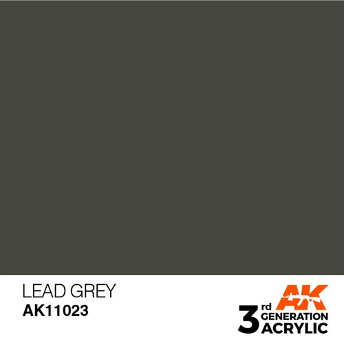 AK11023 Akryl maling, 17 ml, bly grå - standard