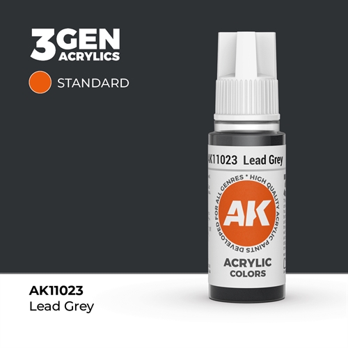 AK11023 Akryl maling, 17 ml, bly grå - standard