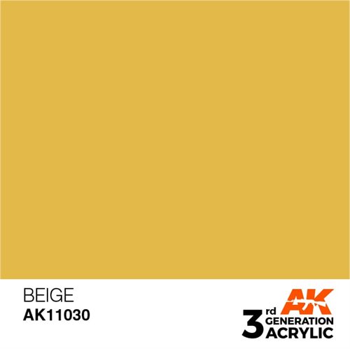 AK11030 Akryl maling, 17 ml, beige - standard