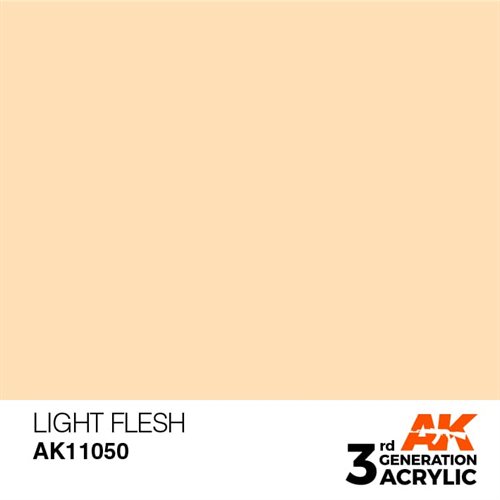 AK11050 Akryl maling, 17 ml, lys hud - standard