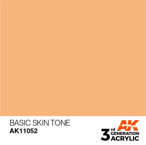 AK11052 Akryl maling, 17 ml, basic hudfarve - standard