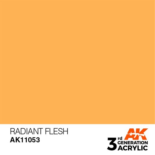 AK11053 Akryl maling, 17 ml, strålende hud - standard
