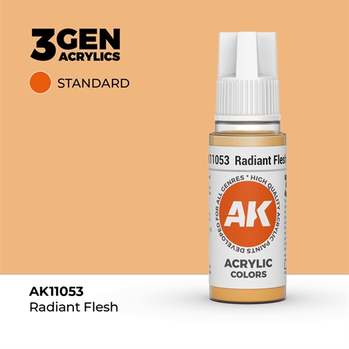 AK11053 Akryl maling, 17 ml, strålende hud - standard