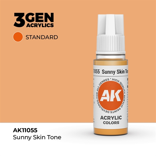 AK11055 Akryl maling, 17 ml, solskins tone - standard