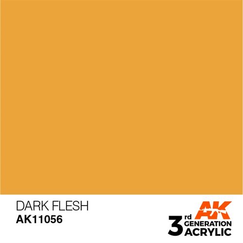 AK11056 Akryl maling, 17 ml, mørk hud - standard