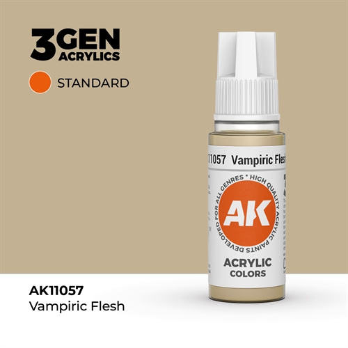 AK11057 Akryl maling, 17 ml, vampyrisk hud - standard