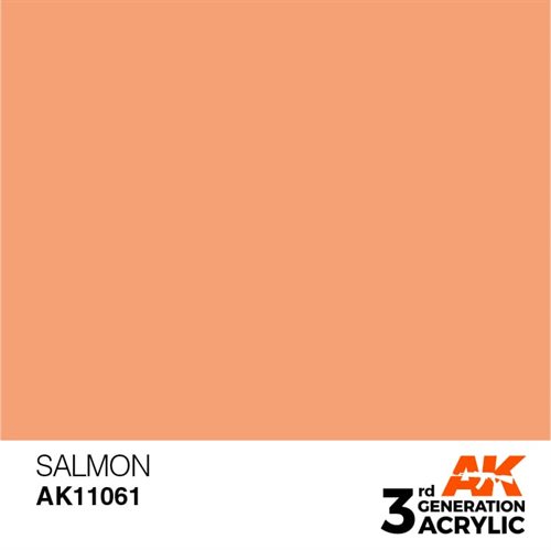 AK11061 Akryl maling, 17 ml, salmon - standard