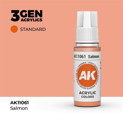 AK11061 Akryl maling, 17 ml, laks - standard
